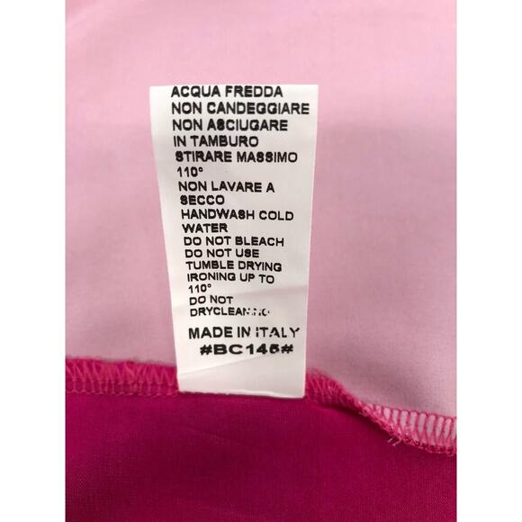 Women’s Long Sleeve Silky knit top Pink Made In Italy Size XXL Paquito - Picture 8 of 8